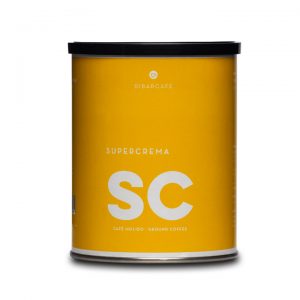 Dibarcafe blik 250 gram gemalen koffie supercrema